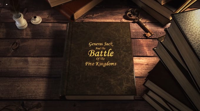 create cinematic flipbook style book trailer promo