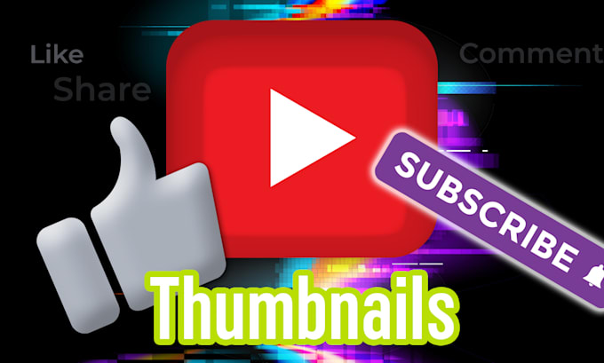 create an attractive, catchy youtube thumbnail image