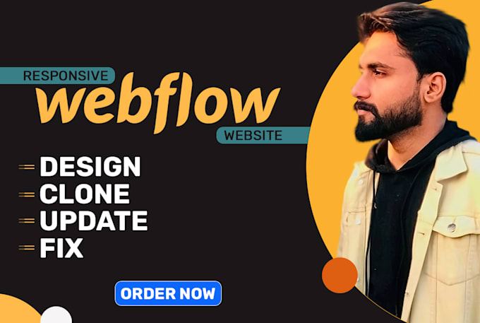 design, develop, update or fix your webflow website