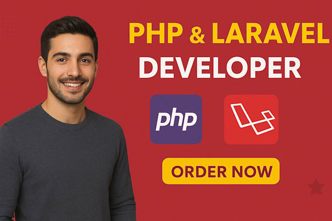 develop and design PHP and laravel websites and web applications