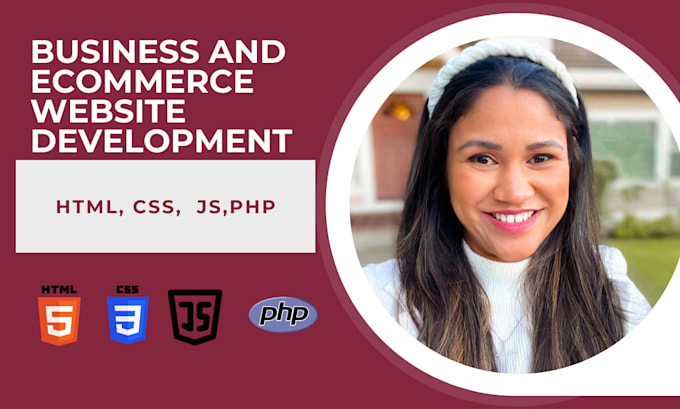 Create custom website html template using html css js by Ruthwri | Fiverr