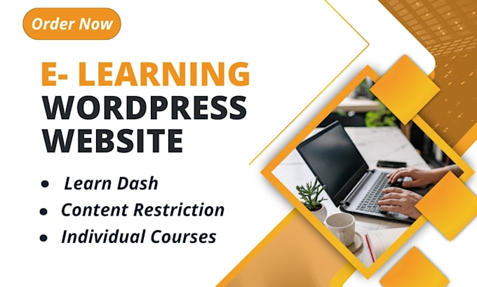 create elearning wordpress membership website with learn dash