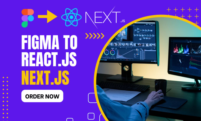 Convert figma to react js or next js using tailwind css and website ...
