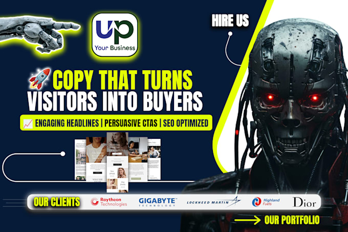 write SEO landing page copy for your website