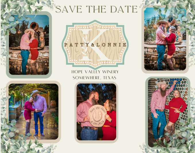 Create custom save the dates by amldesignstx fiverr