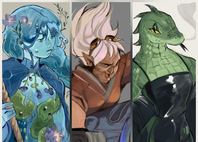 draw your dnd character