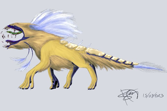 draw creatures or characters you have in mind