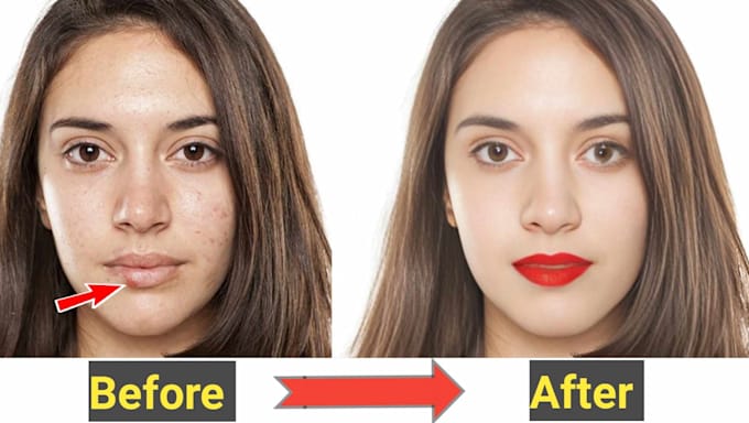 do high end photo editing skin retouch,remove your pimples