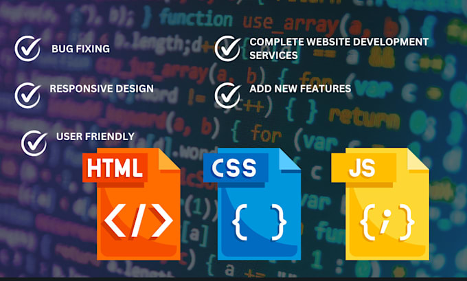 design and develop responsive business website using html css javascript and php