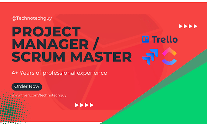 be your project manager scrum master