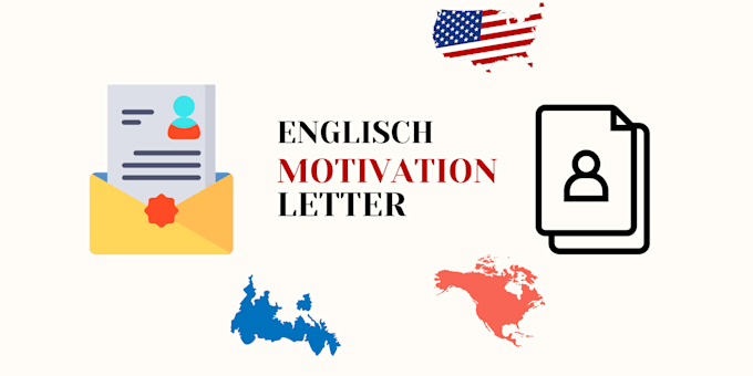 write englisch motivation letter for your job application