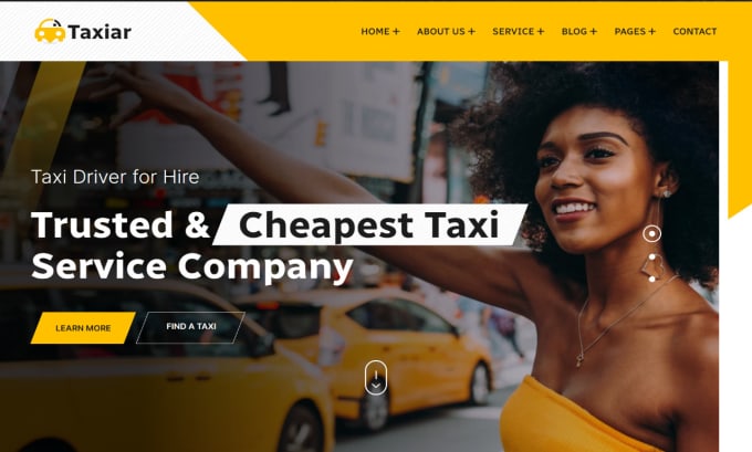 Design chauffeur website limousine website taxi booking website party