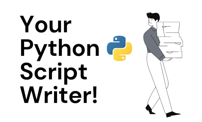 Write your python script by Pasindujr | Fiverr