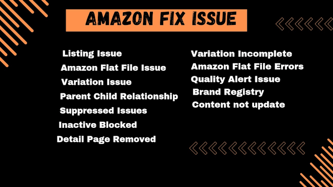 address amazon listing errors, resolving variation issues stranded, suppressed