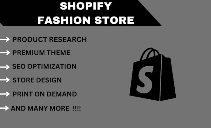 create fashion shopify store shopify store design