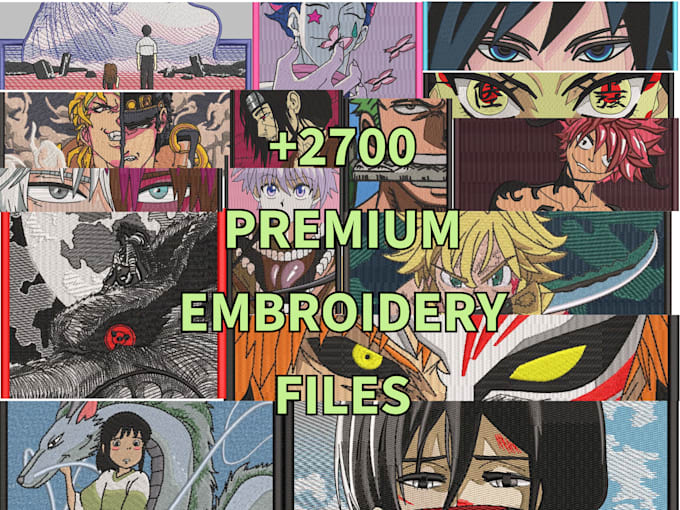 give a 2700 machine embroidery file pack