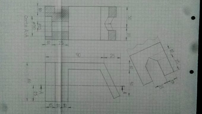draw or sketch mechanical parts for you