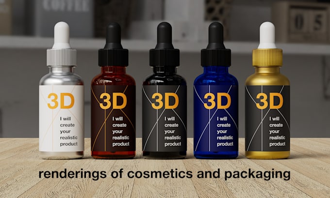 do 3d renderings of cosmetics for amazon