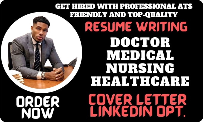 I will write standard medical resume, healthcare, doctor, nursing, pharmacy resume