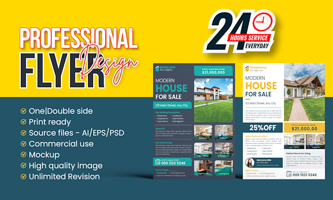 design professional custom flyer