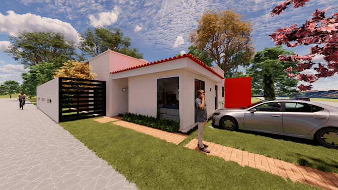 create  your 3d model in revit