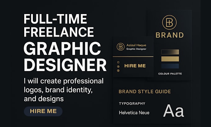 be your full time freelance graphic designer for any custom design