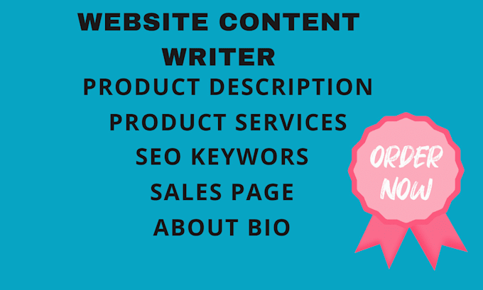 be your home page and website content writer
