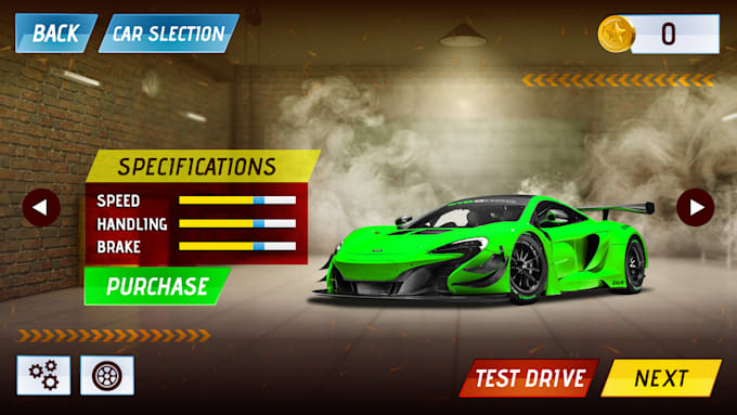 create game ui graphic or game assets