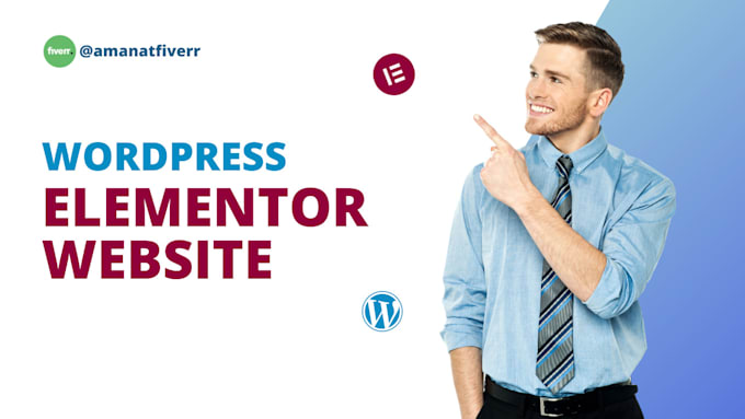 design a responsive elementor wordpress website