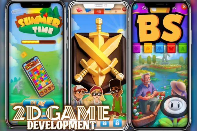 Développer unity 2d jeu d'application mobile 2d jeu web html5 ...