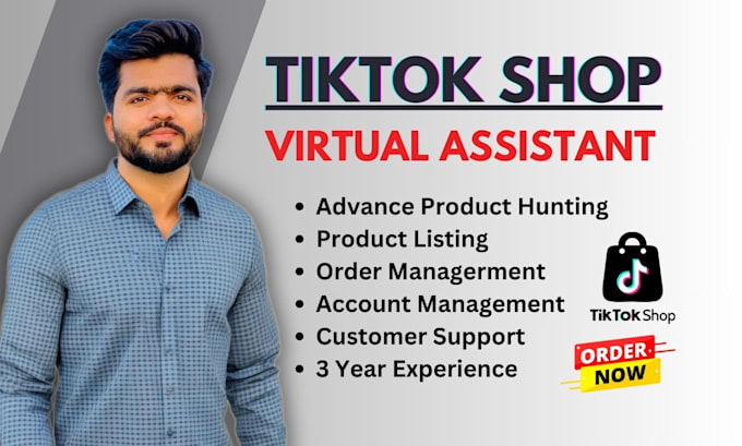 your tiktok shop manager, tiktok dropshipping va, tiktok store management
