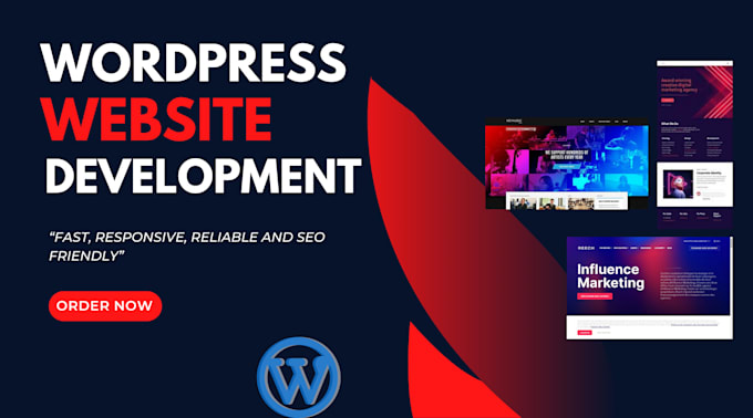 Build modern and responsive wordpress website design by Workp_1 | Fiverr