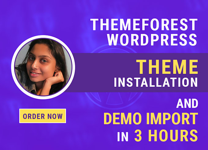 install themeforest wordpress theme urgently, demo import