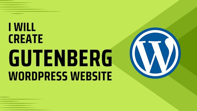 design wordpress website using gutenberg block editor