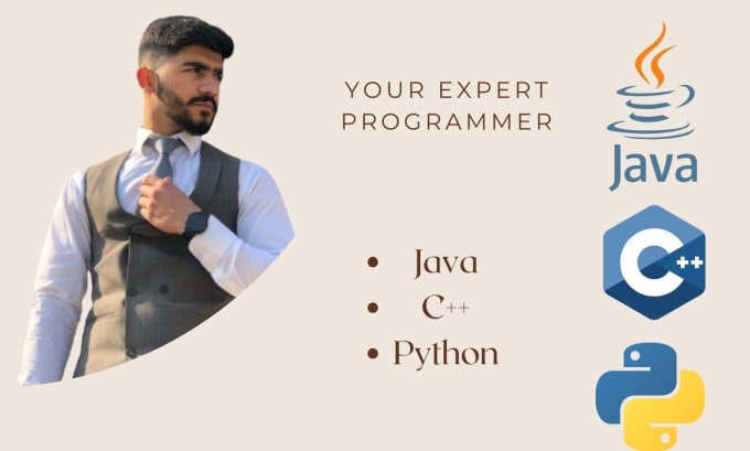 Help you learn java, cpp, python by Abdullahhash599 | Fiverr