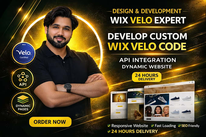 develop custom wix velo code, API integration and dynamic website for you