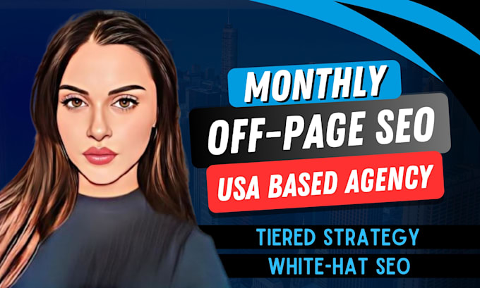 I will provide monthly high authority white hat dofollow SEO backlinks service
