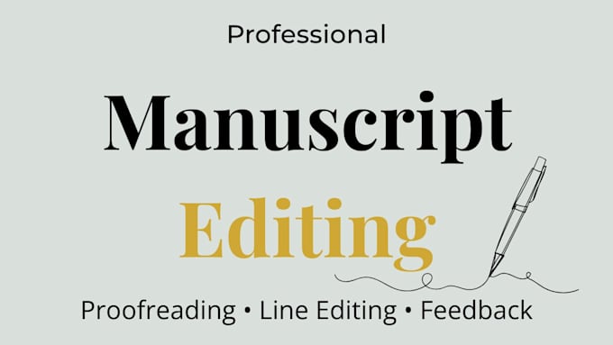 proofread and copyedit your short story, novel, or book