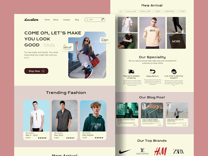 design modern UI UX for your app or website