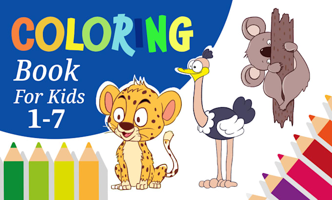 create a children coloring book