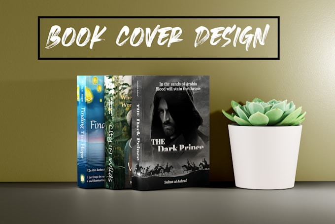 create modern, minimalist book cover design or ebook cover
