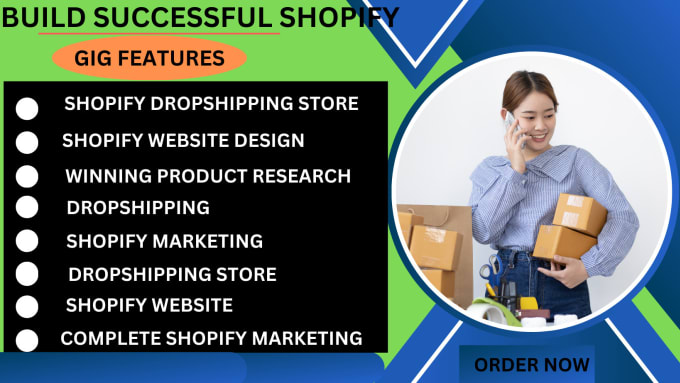 i will create shopify dropshipping store or redesign shopify store