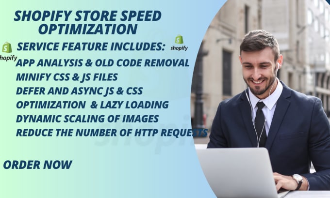 I will do shopify store speed optimization to boost sales conversion