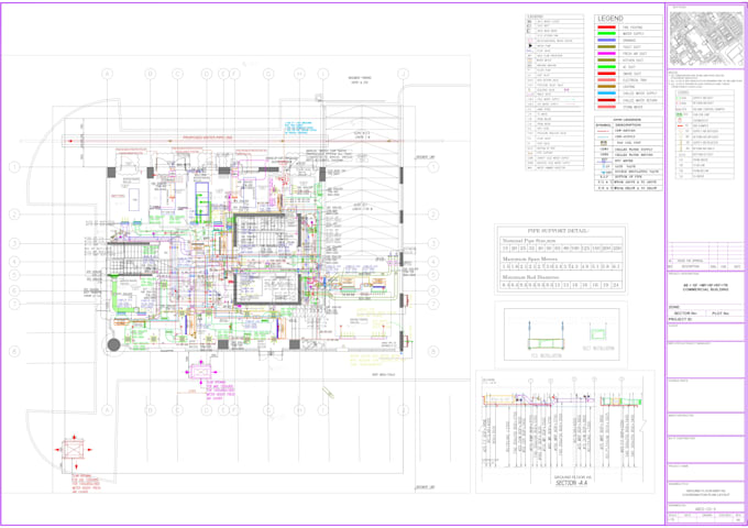 prepare the 2d mep coordination drawings