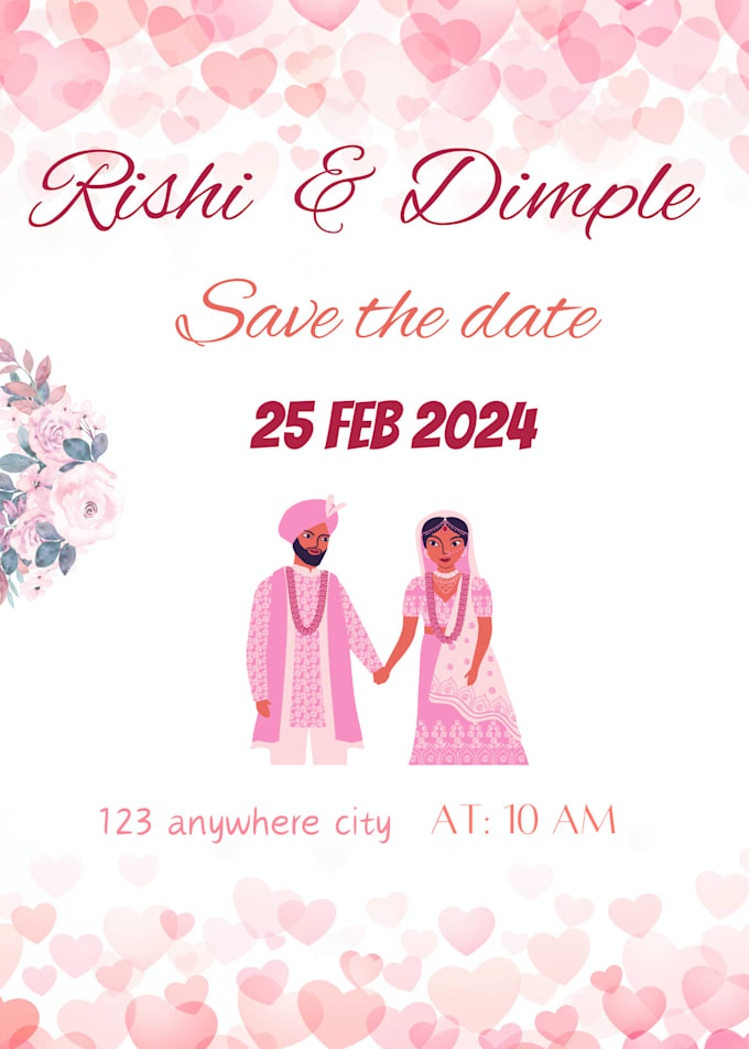 Design invitation card in canva by Priyanshugup07 | Fiverr