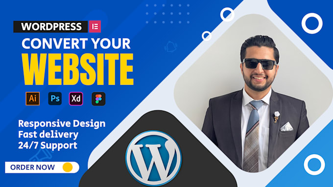 create best responsive website design with wordpress