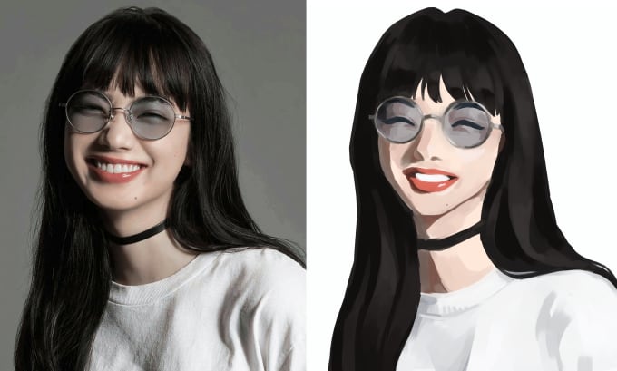 Draw cartoon portrait from your photo by Abilkh03 | Fiverr