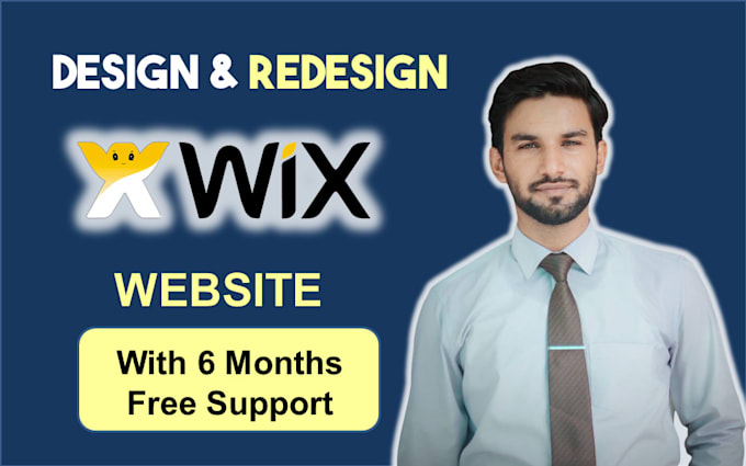 design and create wix website and redesign wix website