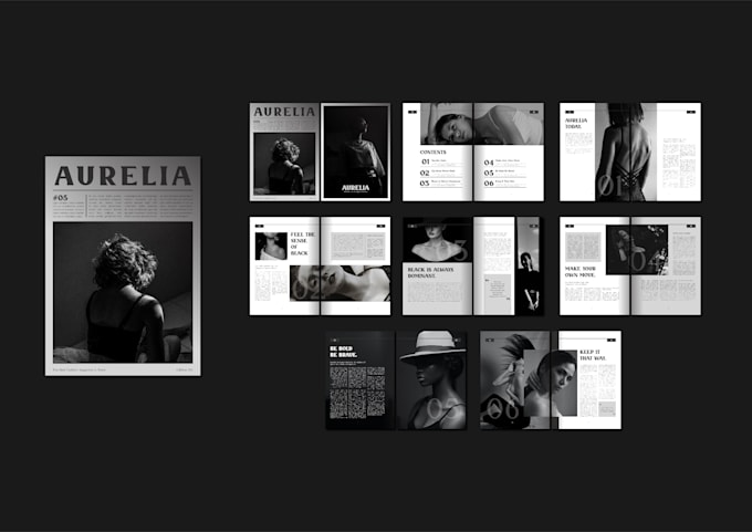 design layout magazine and book