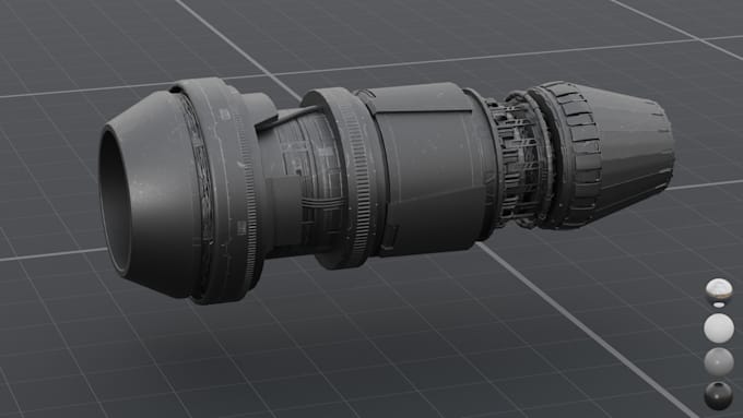 do detailed hard surface scifi assets